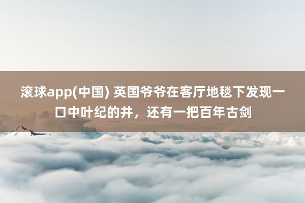 滚球app(中国) 英国爷爷在客厅地毯下发现一口中叶纪的井，还有一把百年古剑