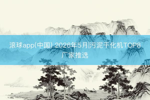 滚球app(中国) 2026年5月|污泥干化机TOP8厂家推选