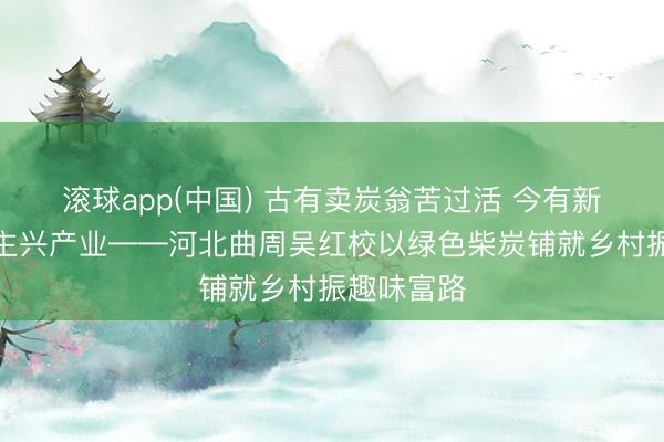 滚球app(中国) 古有卖炭翁苦过活 今有新农东说念主兴产业——河北曲周吴红校以绿色柴炭铺就乡村振趣味富路
